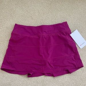 Lululemon - Women’s Pace Rival MR tennis/golf Skirt *Long - Size 8- NWT